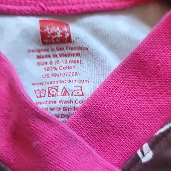 Sz 6-12mths Tea Collection Top - Picture 2 of 3